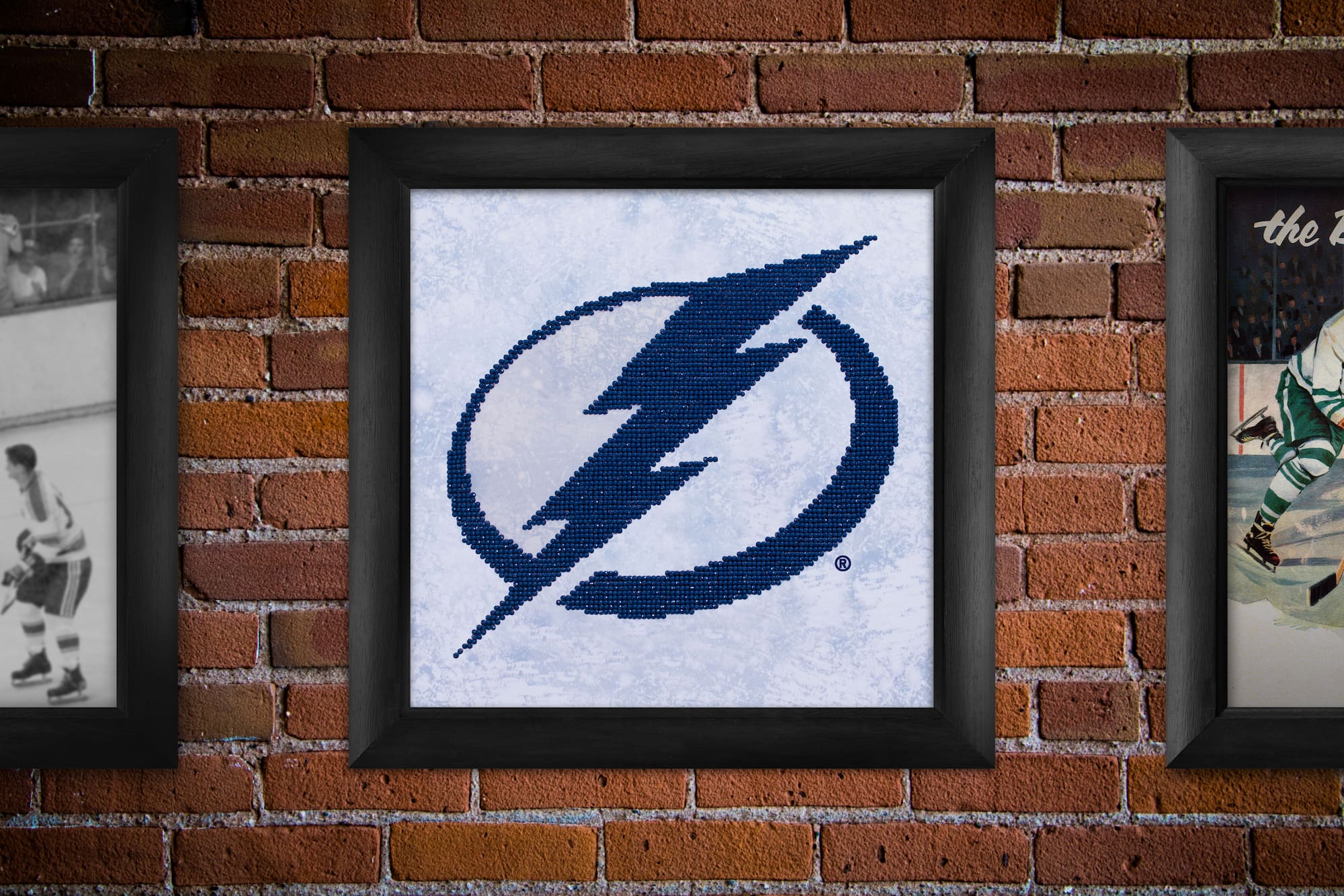 Camelot® Dots NHL Tampa Bay Lightning Diamond Painting Kit